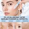 3% Hyaluronic Acid Serum Ultra-Hydrating Vials, 30 PCS Hyaluronic Acid Tubes Reduces Ｗrinkles &amp; Fine Lines, Wake Nature Perfection for Moisturizing and Anti-Aging for All Skins