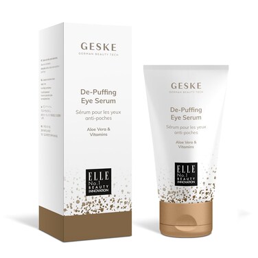 GESKE De-Puffing Eye Serum   For Dark Circles &amp; Swollen Eyes   with Aloe Vera   Hydrating &amp; Moisturizing   Smooths the Eye Area   Vegan   No Animal Testing   Complements GESKE SmartAppGuided&trade; Devices