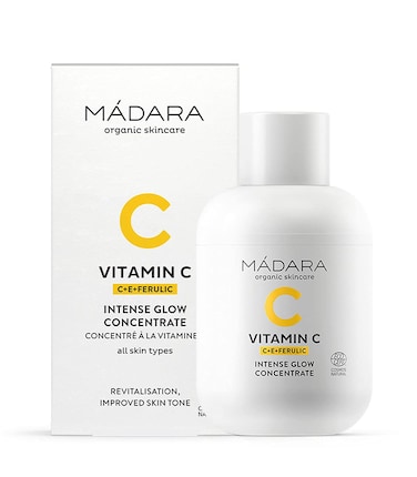 M&Aacute;DARA Organic Skincare   Vitamin C Intense Glow Concentrate &ndash; Glow-boosting, Brightening, Dermatologically tested, Vegan, Ecocert certified, Recyclable packaging, 1oz