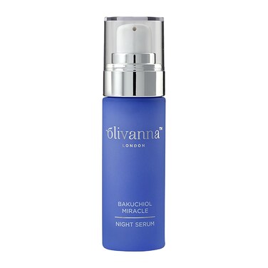Bakuchiol Miracle Night Serum - Retinol Serum for Face - Restores Luminosity, Firms, Plumps and Hydrates Skin - Facial Moisturizer - 1 oz