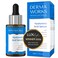 Hyaluronic Acid Serum for Face with Vitamin C &ndash; Plumping Hydrating and Brightening Anti Aging Skin Care - Facial Moisturiser and Eye Serum for Men and Women by DERMAWORKS Skincare &amp; Beauty