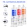 Hydrogen Oxygen Facial Machine Serums for Facial Cleansing &ndash; AS1 SA2 AO3 Aqua Peeling Solution Top Salon Skin Scrub Hydra Skin Scrub Special Solution Small Bubble Solution (40fl oz) (3)