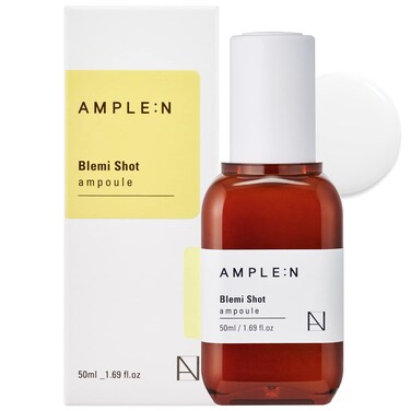AMPLE:N Blemi Shot Serum &ndash; 7 Days Dark Spot Corrector Remover Serum for Face &ndash; F or a Brighter &amp; Appearance &ndash; Diminishes Dark Spots &amp; Visibly Firms &ndash; Niacinamide &amp; Vitamin C, 1.69 fl.oz.
