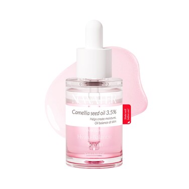 NOWATER Dual Glow Hyalu-balance Serum   Hyaluronic Acid Serum   Perfect Balance of Moisture &amp; Oil for Glass Skin   Korean Skin Care for face (1.01 fl.oz)