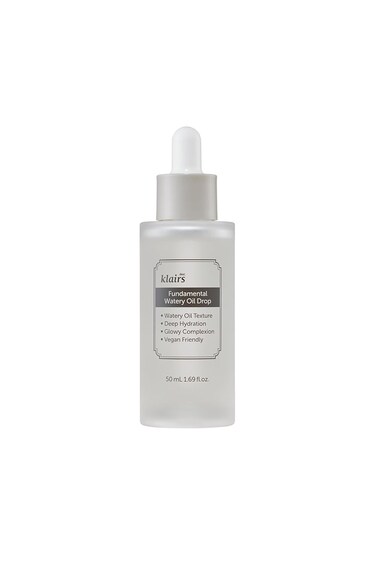 DearKlairs Fundamental Watery Oil Drop, 1.69 Fl Oz, water-based serum with the rich hydration of a facial oil