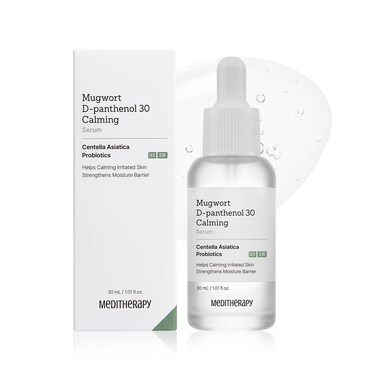 MEDITHERAPY Mugwort D-Panthenol(300,000ppm) 30 Calming Serum, Vitamin B5 Max Serum, High Concentration for Skin Barrier &amp; Deep Calming, Pure Ingredients, Korean Skincare, 1.01 fl.oz