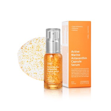SUNGBOON EDITOR Active Marine Astaxanthin Serum 30ml   Even Skin Tone   Hydration &amp; Vitalizing