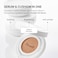 Parnell Cicamanu Serum Cushion - Moisturizing Foundation for Soothing, Coverage, Glass Skin and Lightweight for Sensitive and Dry Skin Pearl Skin (0.52 Fl Oz) (#21 Fair Ivory)