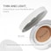 Parnell Cicamanu Serum Cushion - Moisturizing Foundation for Soothing, Coverage, Glass Skin and Lightweight for Sensitive and Dry Skin Pearl Skin (0.52 Fl Oz) (#23 Natural Beige)