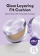 MISSHA Serum Cushion Glow Layering Fit Cushion Foundation No.21 Vanilla Light Beige for Bright Skin, Korean Foundation Makeup, Rich-Texture, Full-Coverage, 24-Hr Hydrating, Triple Glow System