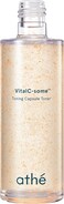 ATHE Vital C-Some Toning Capsule Toner, Vegan Vitamin C Essence for Face with Hyaluronic Acid &amp; Ceramide, Vitality &amp; Moisturizing for Dry &amp; Dull Skin, Improves Tone &amp; Textures, 4.39 fl.oz.