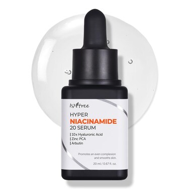 ISNTREE Hyper Niacinamide 20 Serum 20ml   10x Hyaluronic Acid   Helps Minimize Pores   Evens Skin Tone   Korean Skincare