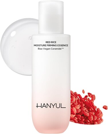 HANYUL Red Rice Moisture Firming Essence   Milky Serum with Vegan Ceramide, Deep Moisturizing and Rejuvenating with Collagen, Glass Skin, Korean Skincare, 5.07 fl.oz.