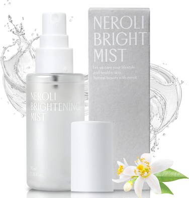 Neroli Mist 2.36oz (70ml), Hydrating Facial Spray with Neroli &amp; Jojoba Oil, Glowing and Radiant Skin, Antioxidant, Korean Skincare