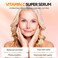 Super Vitamin C Serum for Mature Skin: All-In-One Hydrating Anti-Aging Formula - Vitamin C, Hyaluronic Acid, Vitamin E, Caffeine - Face Lift Serum for Wrinkles, Age Spots, Firms, Hydrates - 1 fl oz