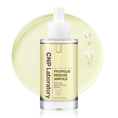 CNP Rescue+Propolis Serum - Redness Relief Serum with Niacinamide &amp; IP-BHA, Soothing, Hydrating, Minimizing Pores, for Oily &amp; Sensitive Skin, Lightweight Essence for Glass Skin, Korean Skin Care