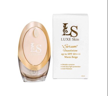 Luxe Skin Serum Foundation WARM BEIGE, 1.52 Ounce (Pack of 1)