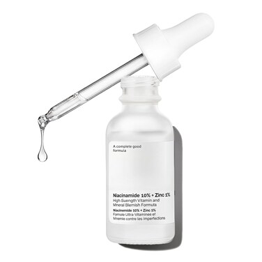 10% Niacinamide + 1% Zinc Face Serum, Nourishing &amp; Refreshing Facial Serum ， Women Serum for Oil Control and Acne 30ML/1 Fl Oz