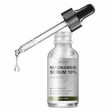 Niacinamide Serum 10% Plus Zinc 2% for Face Skin Care Vitamin B3 Facial Serum with Hyaluronic Acid for Dry Skin and Pore SkinTreatment,Multi-Use For Face,Neck,Hand