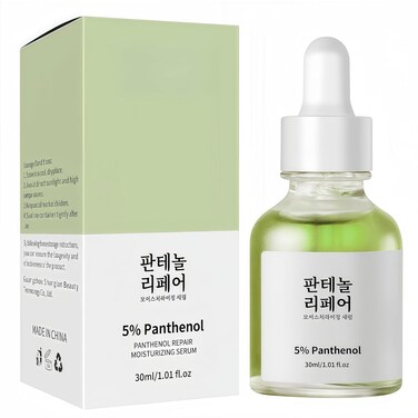 Contains 5% panthenol Serum for Sensitivity, Acne, Calming Redness, Daily Skin Care Moisturizing and Hydrating, Barrier Repair Serum - 30ml