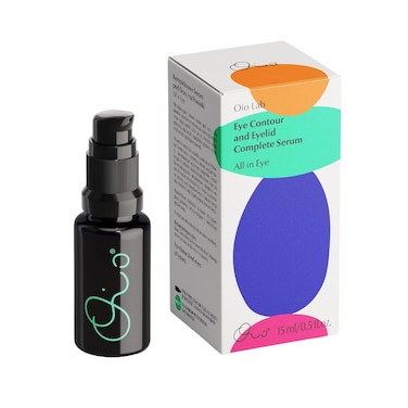 Oio All In Eye Contour &amp; Eyelid Serum Firm &amp; Lift Gel for Dark Circles, Puffiness, Wrinkles &amp; Hydration &ndash; Multi-Target Eye Serum with Tuberose Stem Cells, Algae &amp; Tasmanian Pepper Berry Extract 15ml
