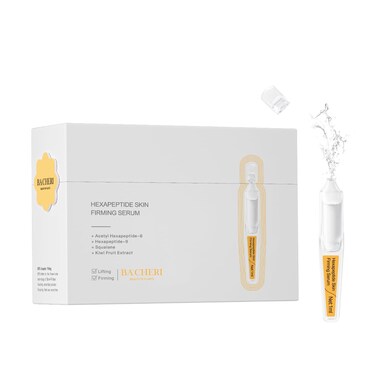 Skin Firming Serum with Acetyl Hexapeptide-8, Hexapeptide-9, Carnosine - Moisturizing, Hydrating and Antioxidant for Fine Lines, 30 Pcs/Box Ampoules