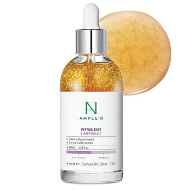 COR&Eacute;ANA AMPLE:N Peptide Shot Serum - Anti-Aging Face Serum with Peptide Threads to Minimize Wrinkles and Improve Firmness - Peptide Serum to Lift Sagging Skin - Visibly Plump, 3.38 fl. oz.