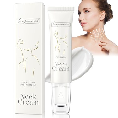LA.PERSONAL Neck Cream, Neck Firming and Tightening Serum Moisturizer for Sagging Skin, Fine lines, D&eacute;collet&eacute; with Lift Cooling Roller -2.14 OZ/60G