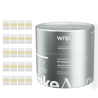 Emergency Repair and Firming Oil-Suspension Serum Skincare Comfort Skin Repair with 4D hyaluronic acid Single-Use Vials Skincare for Sensitive skin(1.2ml/0.04 fl.oz.)*100