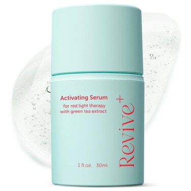 Red Light Therapy Activation Serum - Amplify Effects &amp; Reduce Wrinkles with Hydrating Serum for Face - Green Tea Serum - Hydrating Face Serum Skin Care Routine - Hyaluronic Acid Serum for Face - 1oz