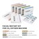 7 Set Illuminate Glam Revive Balance Hydrate Detox Retouch Serum Kit Pods for CO2 Oxygen Facial Machine, Beauty Salon and Home Spa Day, Genotype Pods Set, 6 Pods + 6 Prime Gel + 6 Serum