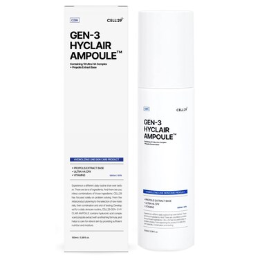 Gen3 Highclare Serum 3-Layer Hyaluronic Acid 10 Species Acne Treatment Daily Face Moisturizer Propolis &amp; Collagen 100-Hour Long-Lasting Formula All Skin Types Glass Skin Korean 3.38 Fl.oz