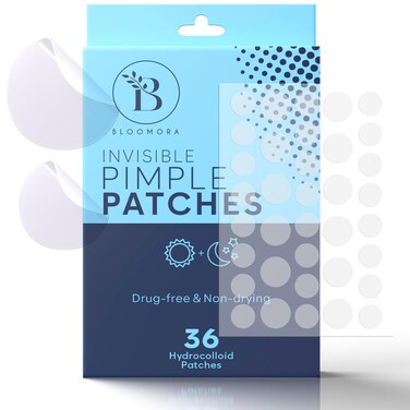 Invisible Pimple Patches for Face (36Count), Hydrocolloid Patch for Acne Spot Treatment, Acne Treatment for Face, Acne Patches, Zit Patches for Acne, Pimple Patch (S/L)