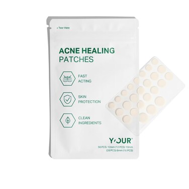Y'OUR Improving Acne Patches, Hydrocolloid Pimple Patch for Face, Purifies &amp; Alleviates Stubborn Blemish, Promotes Healing, Zit Effective Treatment, 56 Count