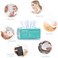 MSOEUESO Soft Dry Wipes Cotton Facial Tissues, 300 Count Disposable Face Towel, Cotton Clean Towels for Sensitive Skin, Facial Cleansing, Makeup Removing, Surface Cleaning (300 Count (Pack of 3))