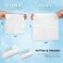 Disposable Face Towel XL, 50 Pcs Ultra Soft Biodegradable Facial Wipes, 9.8" X 11" Extra Large Dry Face Tissues, Makeup Remover Face Clean Cloths for Sensitive Skin