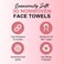 ReLux Medical Grade Disposable 3D Nonwoven Face Towels &ndash; Soft &amp; Thick, Dual Surfaces for Sensitive Skin, Super Clean, Floral Scent &ndash; Ultra-Large 13&rdquo; x 10&rdquo; &ndash; 50 Towels/Box