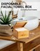 Clean Facial Towels,1 Box with 120 Ct Disposable Face Towels - Premium Facial Cleansing Cloths &amp; Towelettes, Perfect for Skincare Routine - Biodegradable, Travel-friendly, and Eco-friendly