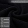 TURSTIN 24 Pack Makeup Remover Towels 13x13 Inch Microfiber Face Towels Reusable Makeup Wash Cloth Facial Cleansing Makeup Towels for Women Skin Care, Black