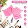 Orighty Makeup Remover Cloths 12 Pack, Makeup Removal Face Cleansing Cloth, Reusable Make-up Remover Pads Remove Instantly Dirt with Just Water, 5 x 5 in (Pink)