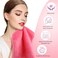 Reusable Makeup Remover Cloths 8 Pack, Ultra Soft Microfiber Facial Cleansing Cloths, Washable Makeup Remover Towels for All Skin Types,13x7 inch,Pink