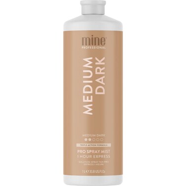 MineTan Spray Tan Solution   Bronze Collection - Dark Sunless Tanning Solutions for a Bronzed, Glow Skin Finish, Fast Dry, Hydrating, Coconut Scented, Salon Pro Formula Fake Tanner Mist, 33.8 Fl Oz