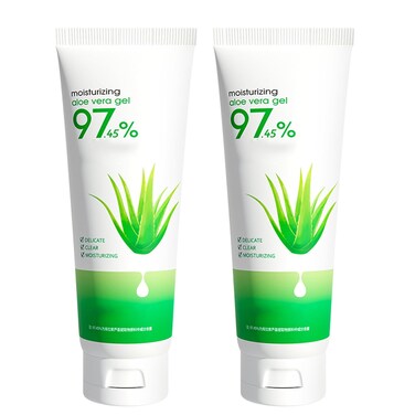Organic Aloe Vera Gel Made, Refreshing Travel Size Aloe Vera Gel for Face &amp; Body, Cooling, Soothing Instant Relief for Skin &amp; Sunburn, Hydrating Aloe Gel