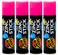 Sun Zapper Zinc Stick Mineral Sunscreen Pink SPF 50+ Water Resistant for Face &amp; Body, Adults, Kids, 4-Pack Broad Spectrum Sun Block, Made in Australia