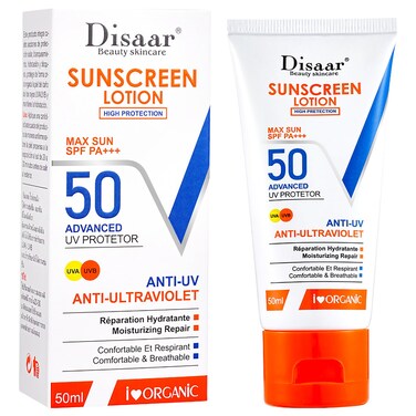 Sunscreen Lotion SPF 50 PA+++ Advanced UV Protection UVA/UVB Moisturizing Repair 50ml / 1.69fl.oz