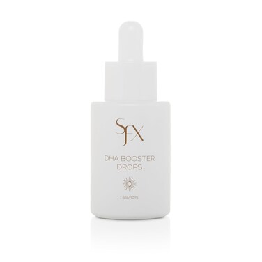 SunFX DHA Tanning Drops - Customizable Self-Tanning Drops for Lotions &amp; Spray Tanning Solutions - Professional-Grade Formula for Natural, Streak-Free Glow - Vegan, Cruelty-Free, 1oz