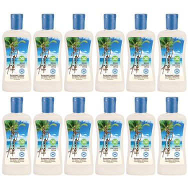Panama Jack Sunscreen Suntan Lotion - SPF 30, Broad Spectrum UVA/UVB Protection, PABA, Paraben, Gluten &amp; Cruelty Free, 6 FL OZ (Pack of 12)