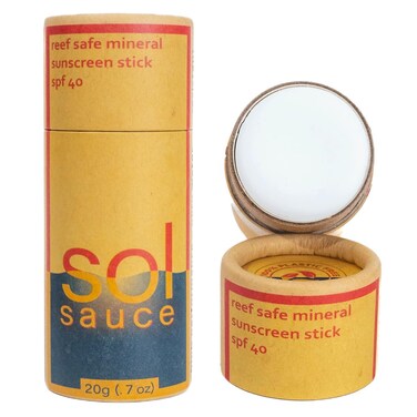 Mineral Sunscreen Stick &bull; SPF 40+ &bull; Quality Natural Ingredient &bull; Water Resistant &bull; Reef Safe &bull; Only Zinc &bull; Kid Safe (Natural (White))