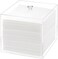 Disposable Face Towel Holder, Facial Towelettes Container Box, Acrylic Box for Facial Towels, Clear