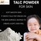100% Natural Talc Powder for Facial Make-up, Absorption, Lubrication, and Multi-Purpose 0.5 LBS / 227 GMS